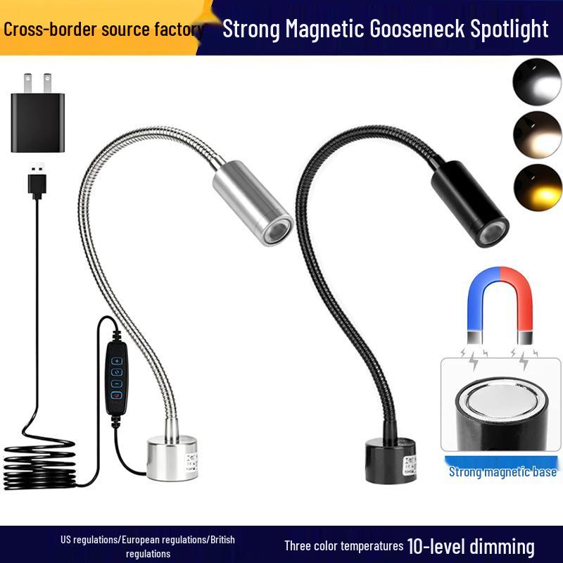 Magnetic Gooseneck CNC Machine Work Light for Lathes & Milling Machines