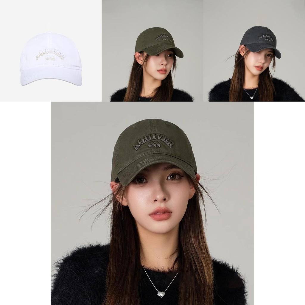 Korean Designer Unisex Baseball Cap Fashionable Cotton Soft Brim Hat For Sun Protection
