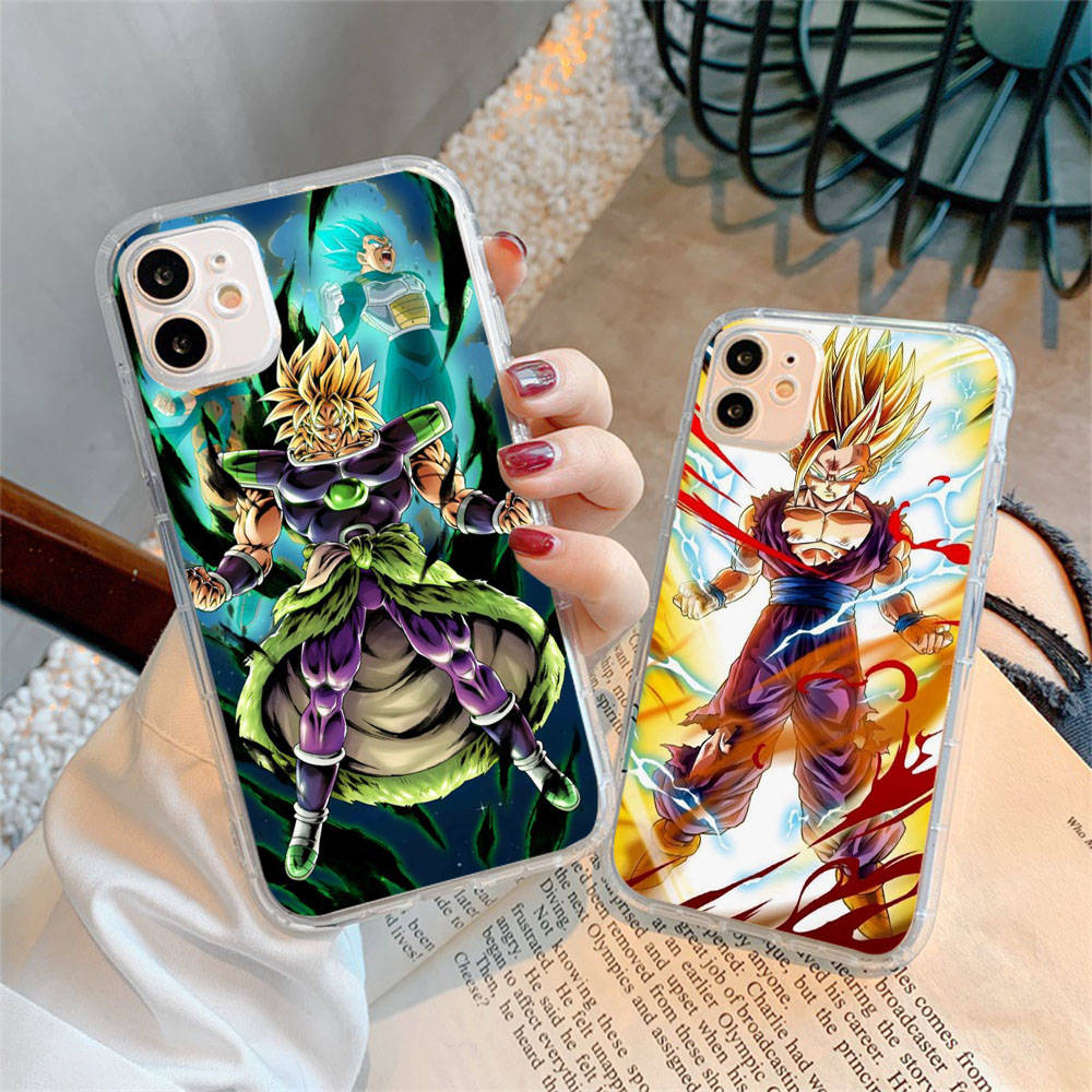 Case for Samsung A04 A14 A23 A34 A54 M23 M33 M52 M53 Realme 10 9 C30S C35 C55 VIVO Y02S Y21 Y51 X80 Pro Transparent Cover WI66 Dragon Ball