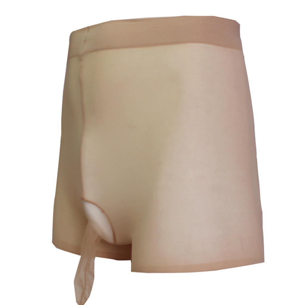 Men Women Thin Breathable Stocking Pantyhose Lingerie Thin Underwear Shorts Pants