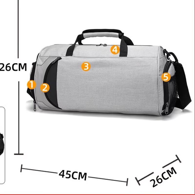 

Wet-Dry Separation Gym & Travel Bag 1