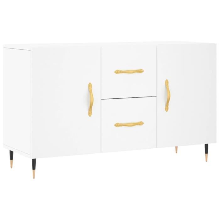 VidaXL Buffet blanc 100x36x60 cm bois d'ingénierie 828148