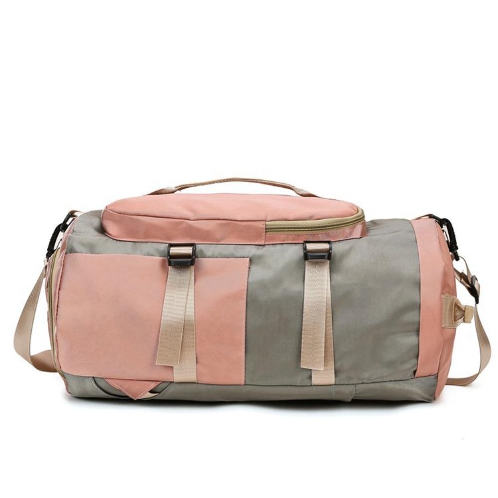 New portable travel bag women's large-capacity wet and dry separation sports fitness bag independent shoe compartment backpack