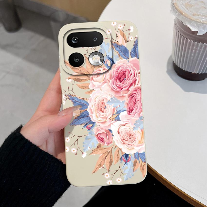 For Realme 16 15 14 Pro Plus C85 Pro P3 Lite Oppo Reno15 Pro A95 A94 A93 A92 A91 A78 A96 A83 Phone Covers Pretty Flowers Shockproof High Quality Cases
