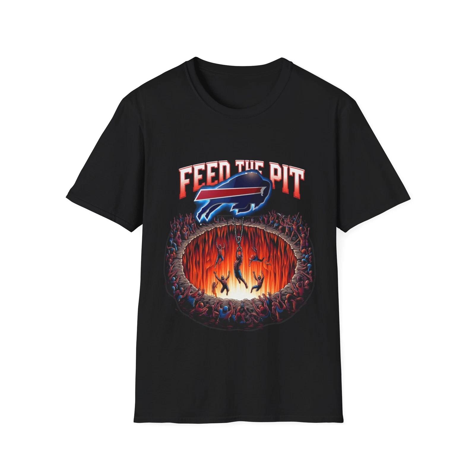 Футболка Feed the Pit от Bills Mafia - Одежда для хардкорных фанатов M