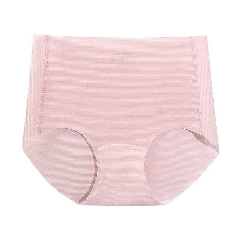 

Бесшовное нижнее белье из ледяного шелка для женщин, летние быстросохнущие трусы Ultra In Sense, трусы для девочек, дышащие трусики, нижнее белье XL бледно-розовый