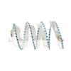 Cat Tunnel Toy Spiral Kitten Toy Foldable Design Easy To Install Interactive Spiral Cat Tunnel with Feather Toy