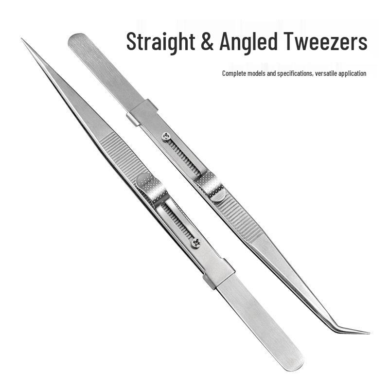 Stainless Steel Diamond & Gemstone Jewelry Tweezers - Multi-purpose Tool for Picking Up Jewelry
