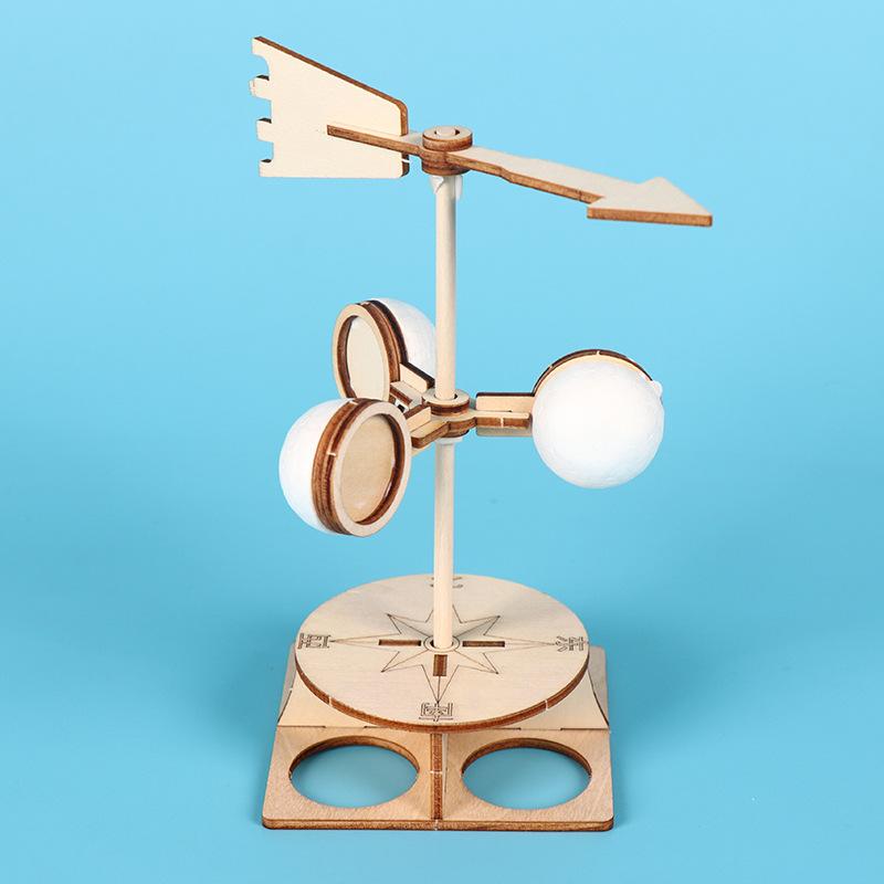 Handmade Diy Science Project Kit Creative Wind Vane Technology Small Production Science Experiment Toy Gifts For Children Adults