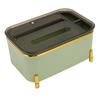 Tissue Box Holder with Storage Raised Bottom Multi Purpose Tissue Box Organizer for Pens Smartphones
