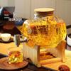 Household Thickened Glass Infusion Jar with Faucet and Stand