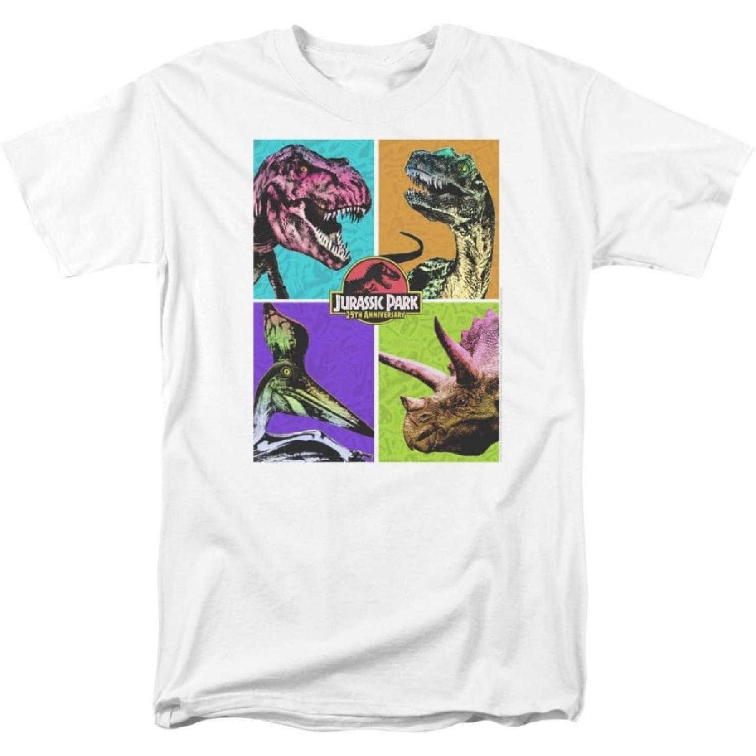 Jurassic Park - Mens Prehistoric Block T-Shirt S