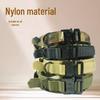 Collier tactique réglable en nylon premium pour chien pour l'entraînement en extérieur