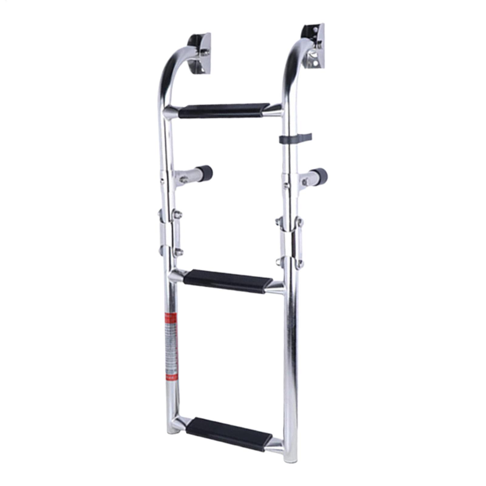

Stainless Steel 3 Step Folding Boat Ladder 2+1 Steps Portable Swim Ladder Telescoping Stepladder for Marine Yacht Boat and More China Mainland