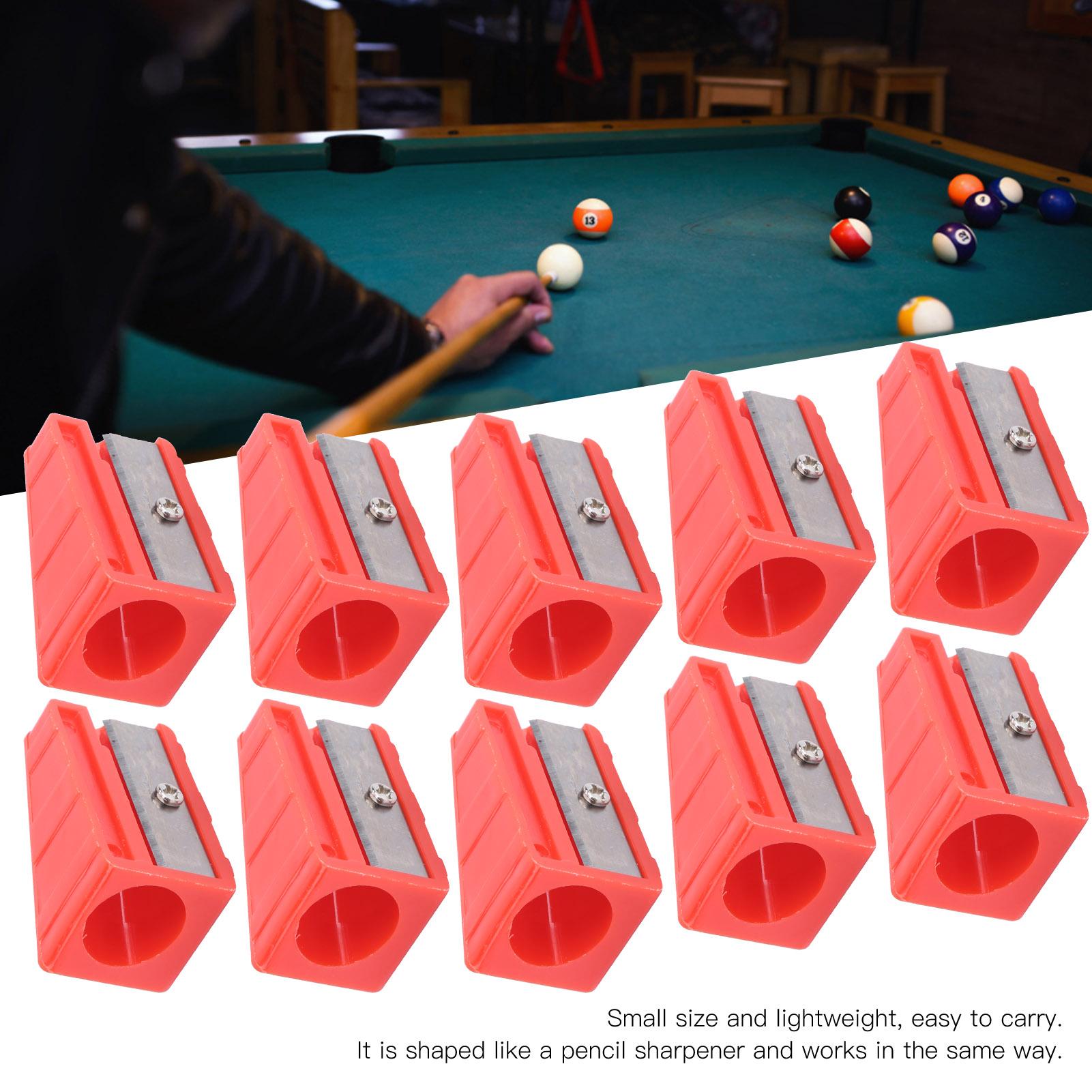 10Pcs Portable Billiard Cues Tip Shaper Corrector Supply Accessory Pencil ener Shape