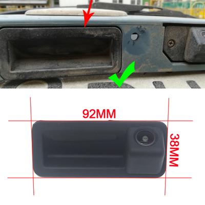 CCD Car Rear View Camera Trunk Handle Camera Waterproof For Ford Fiesta Hatch MK6 MK7 MK7.5 2008~2019 Fiesta ST 2013~2017