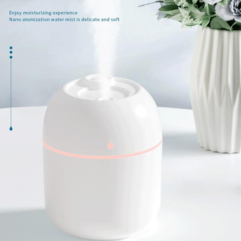 Przenośny nawilżacz kropli wody pulpit USB kryty nawilżacz powietrza atomizacja gospodarstwa domowego wyciszenie duży nawilżacz z rozpylaczem
