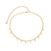 Simple Double-Layer Metal Snake Bone Chain Waist Chain, Sexy Beach Cross Fringed Body Chain