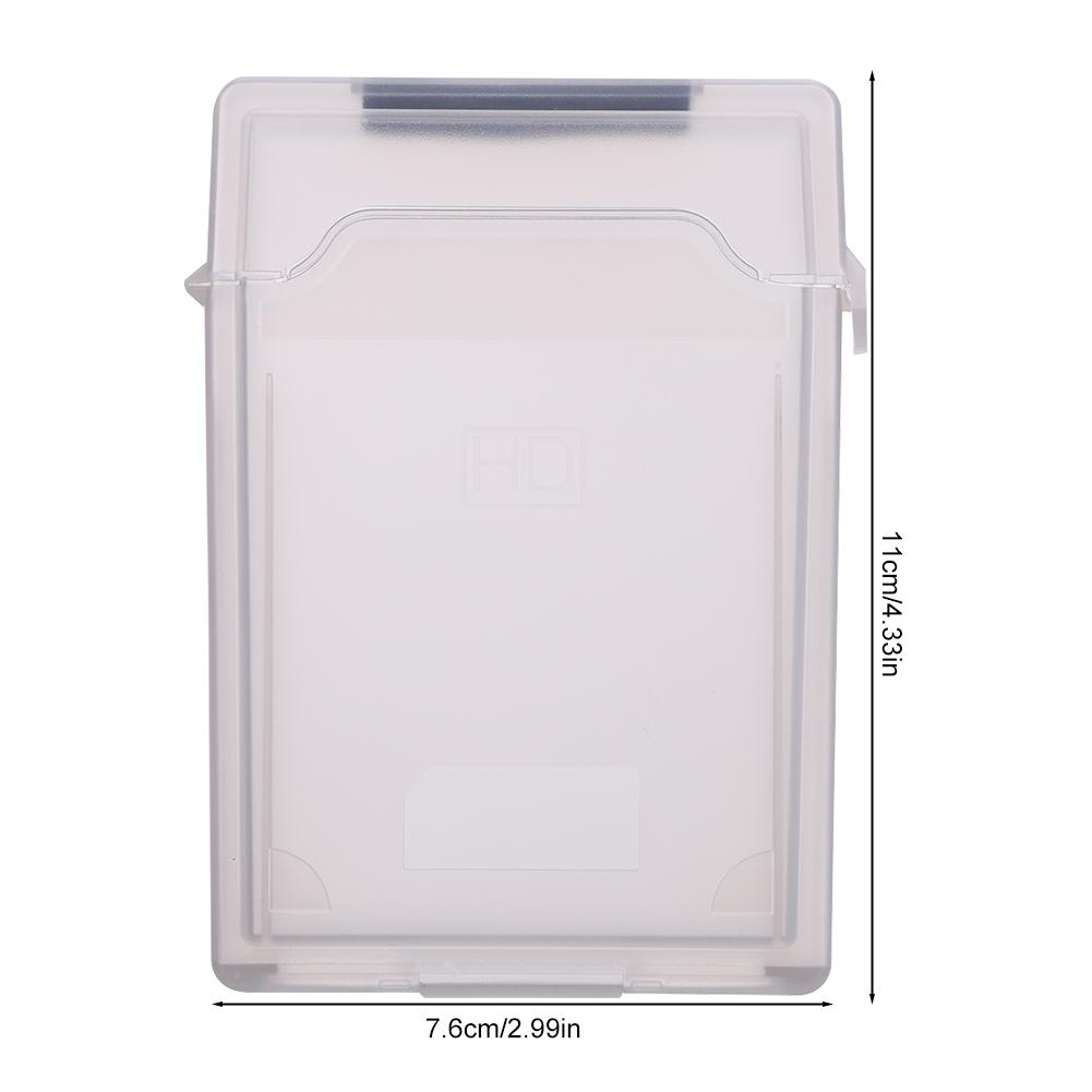 2.5 Inch Dust Proof Plastic IDE SATA HDD Hard Disk Drive Storage Box Protective Cover Moisture-proof 2.5 Inch Hard Drive Storage