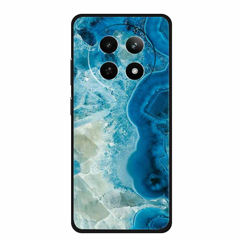 Case For Realme 13 Plus Marble TPU Soft Silicone Back Cover For Realme 13+ Cases Protective Mica Painted Colorful Bumper Capa