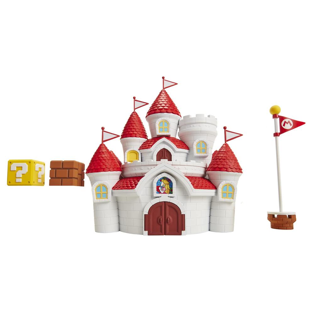 Sanei Boeki Super Mario Figure Collection Lekesett Peach Castle,FPS-004