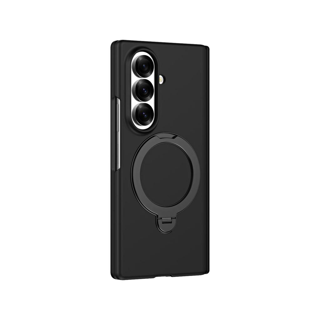 For Samsung Galaxy Z Fold8 Wide /Ultra /Z Fold7 6 5 4 Fashion Premium Skin Feel Shockproof Case Hinge protection Shell Phone Back Cover Ring Stand