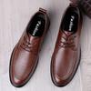 New Arrival Business Casual Shoes Men Lace Up Formal Dress Footwear Genuine Leather Male Oxford Shoes Wedding Party Derby Shoes