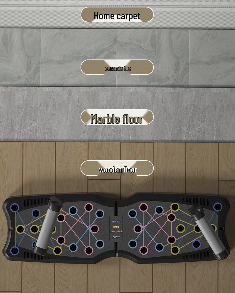 Multifunctional Push-Up and Plank Training Board for Home Fitness