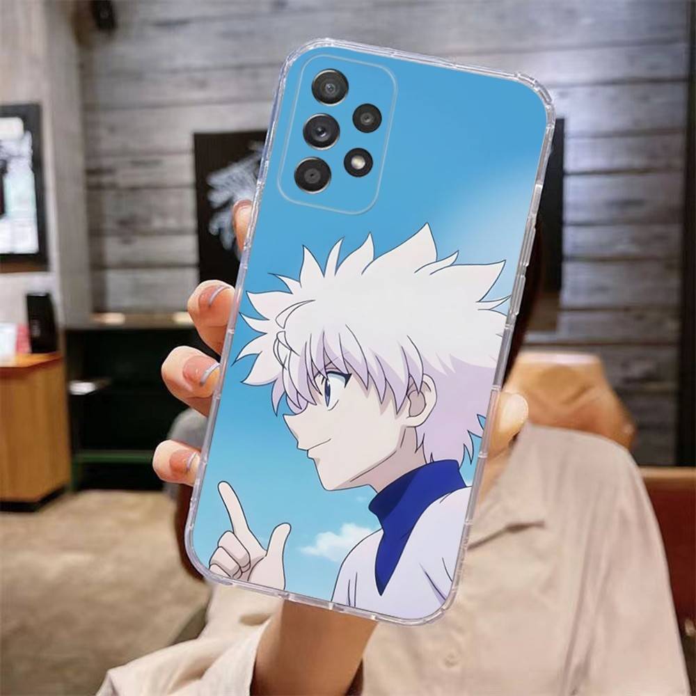Killua Zoldyck H-Hunter Phone Case For Samsung Galaxy A,71,70,52,51,40,31,50,50S,30S,21S,12,10,Note20ultra Transparent Cover