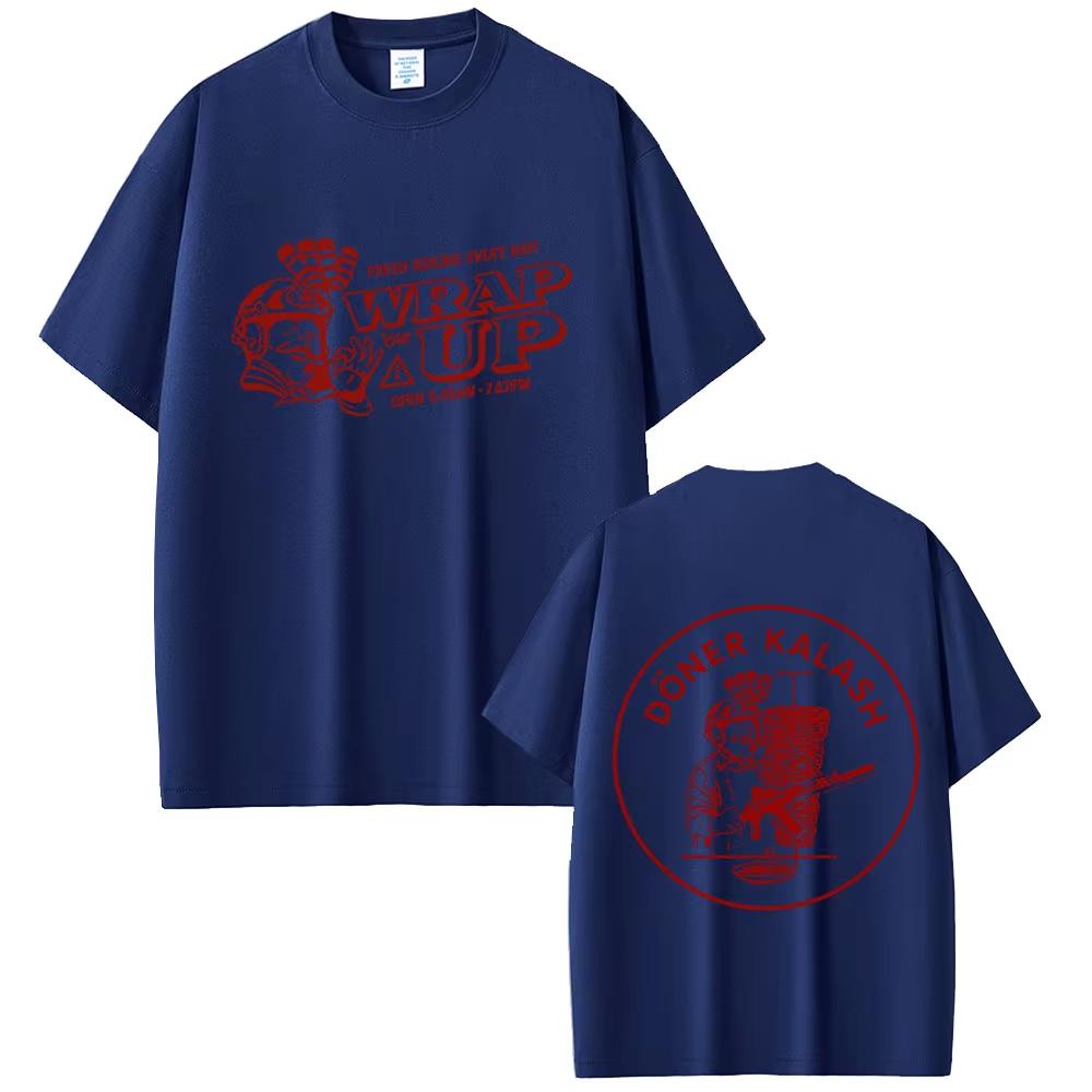 Doner Kebab Kalash Funny Meme T-shirt Forward Observations Group T Shirts Karl Marx Socialist Tshirt Men Vintage T-shirts
