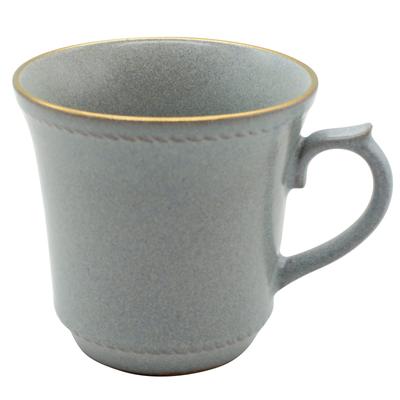 Echt (Echt) aito Seisakusho [Stitch] Tasse, ca.. 350ml, Grau, Mino-Keramik, Mikrowellen- und Spülmaschinenfest, Hergestellt in Japan, 111058