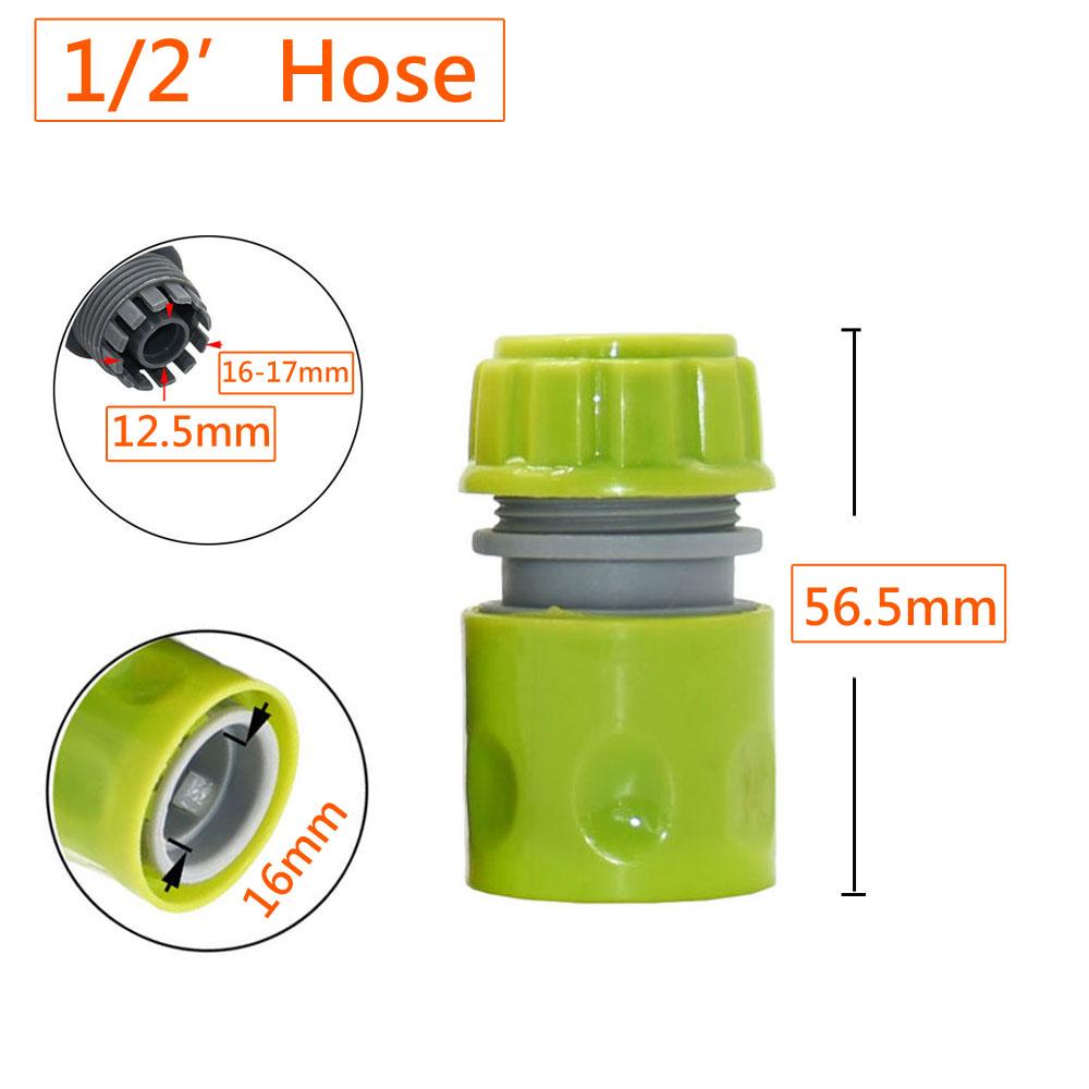 Garden Hose Quick Connector 4/7 8/11 1/2 3/4 1" Stop Water Connector Garden Watering Pipe Coupler Drip Irrigation System Fitting