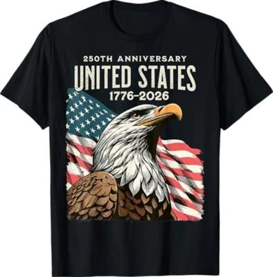 250 Anniversary USA 250th US Flag Patriotic 4th of July T-Shirt