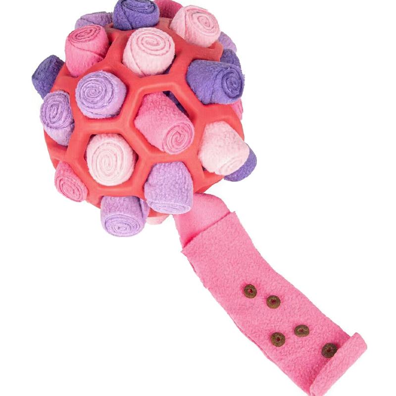 Polar Fleece Interactive Snuffle Hiding Food Durable Sniffle Interactive Treat Game Anti-demolition Toys Portable Slow Feeder