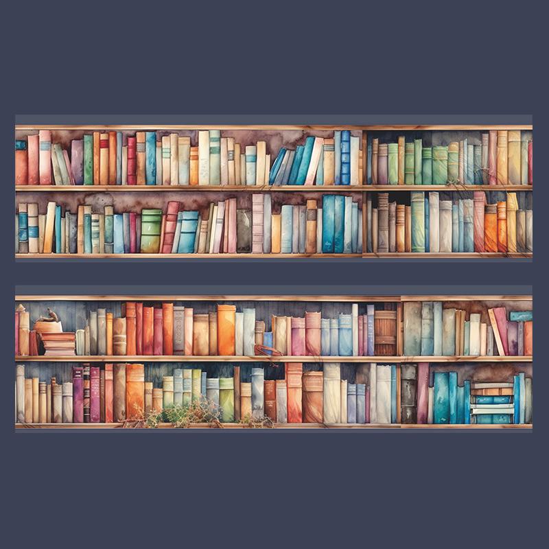 1Roll Tape Retro Exquisite Book PET Stickers Scrapbook Supplies Decoration Notebook Photo Frame Water Stationery Box DIY Sticker