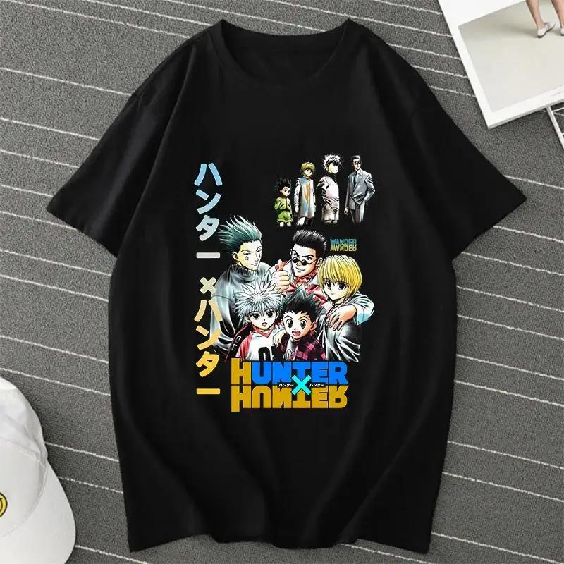 25Anime Hunter X Hunter Killua Zoldyck T Shirt Men Women Casual Fashion Harajuku Short Sleeve Crew Neck Plus Size Unisex T Shirt