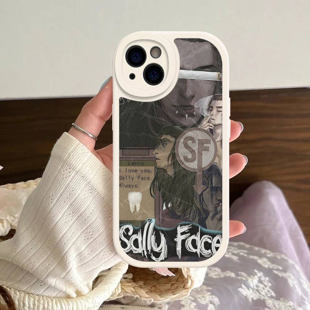 

Horror S-Sally F-Face Suspense Game Phone Case Hard Leather For IPhone 14 13 16 Mini 15 14 11 12 Pro Max Plus Fundas iPhone 16