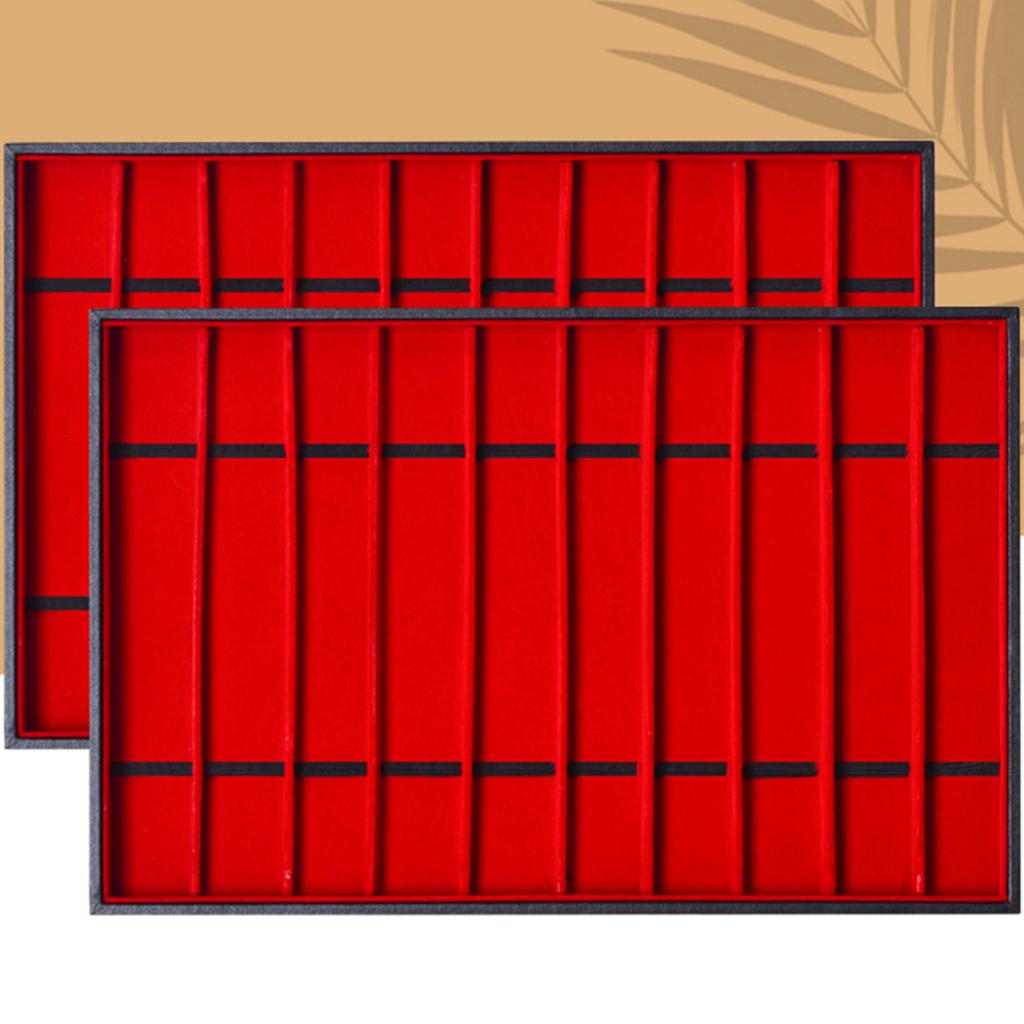 Bandeja de Armazenamento de Pulseiras de Relógio de 10 Compartimentos com Tampa Transparente para Pulseiras Colares Organizador de Joias Estojo de Exibição de Couro PU