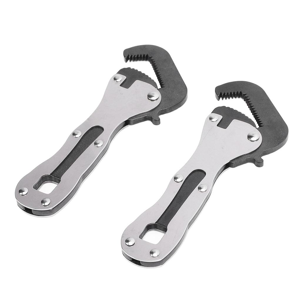 Micro Wrench Metal Ergonomic Portable Multifunctional Micro Self Adjusting Wrench for Tight Space