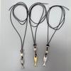 Metal Fish Pendant Necklace Matte Long Sweater Chain New Rope Chain Necklaces  Jewelry