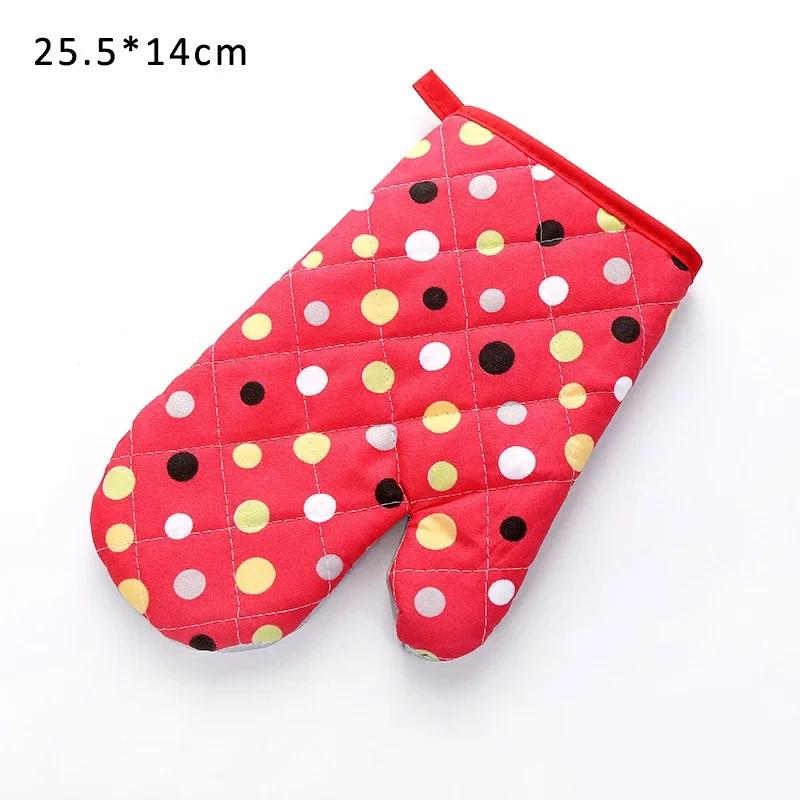 1 Piece Fashion Nordic Cute Cotton Non - Slip Yellow Gray Kitchen Cooking Baking BBQ Potholders Oven Mitts Microwave Gloves