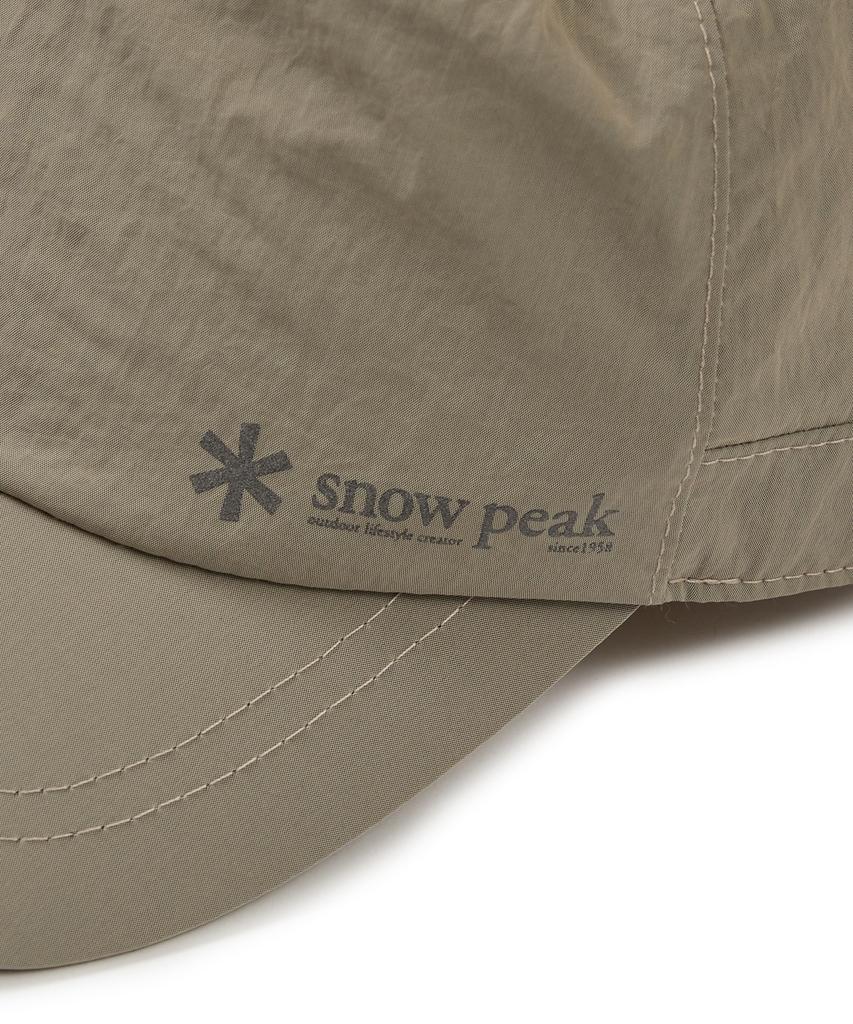 SNOWPEAK APPAREL Taslan Military Cap Yellow Gray (S24Sufcc30)