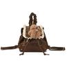Korean Flannel Pattern Bear Backpack For Casual Daily Use