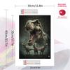 T-Rex 100% Round Full Drill 5D DIY Diamond Painting Embroidery Cross Stitch Rhinestone Décor