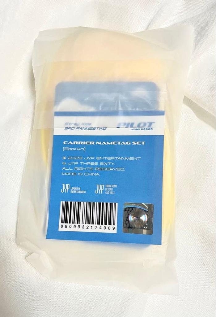 [USED] StrayKids Felix Pilot Name Tag