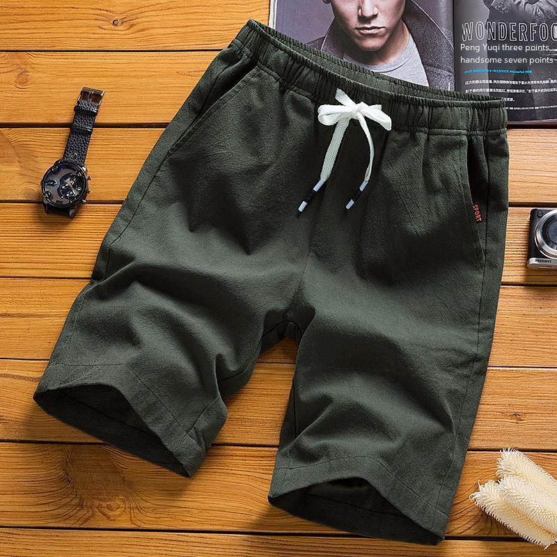 Men's Summer Beach Sports Shorts - Trendy, Solid Color, Lightweight, Loose-Fit Casual Pants