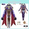 Genshin Impact Mona Cosplay Kostüm Komplettset Hochwertige Baumwolle Exquisite Details