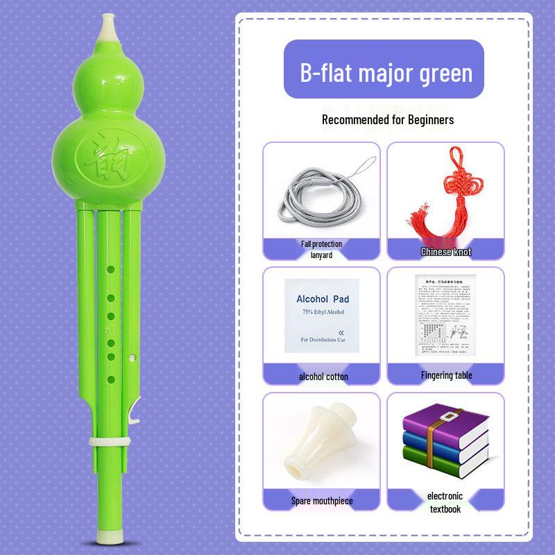 B Flat & C Key Ethnic Gourd Flute for Students & Beginners