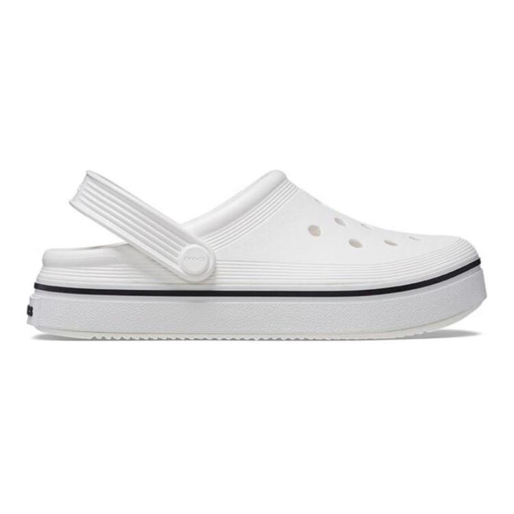 Crocs Comfortable Durable Lightweight Childrens Sandals Kids Sandals White 208477-100