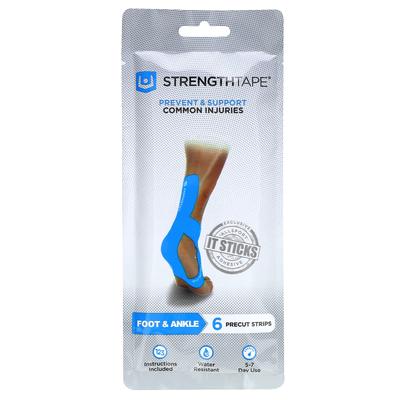 Kit Nastro Kinesiology, Piede e Caviglia, 6 Strisce Pretagliate